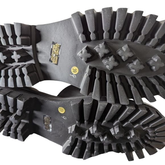 NAPOLEONI Made In Italy Leather Chelsea Chunky Lug Sole Boot Size 9 - Picture 8 of 9